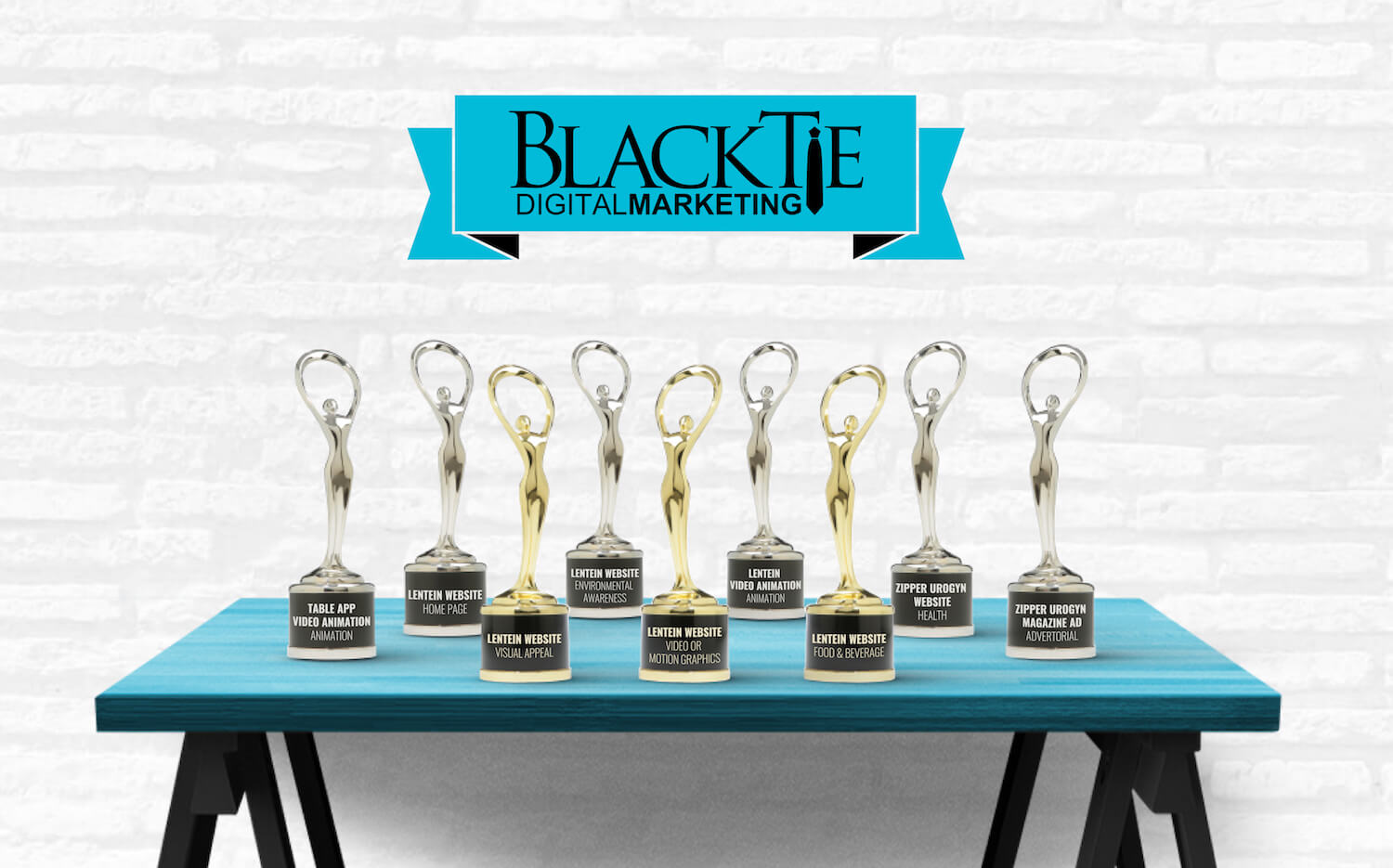 Black Tie Wins Nine Communicator Awards from the AIVA!